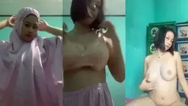 Dokumentasi Ukhti Hijab Mukena Ungu Cantik poster