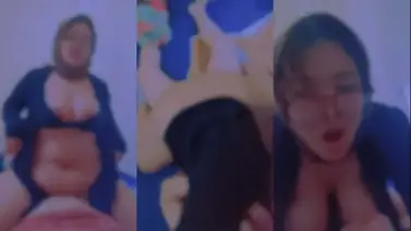 Skandal Panas Tante Hijab Membara Asyik Lumer HD poster