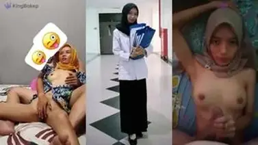 Ukhti Bu Guru Hijab Cantik Pasrah Goyang Kasur poster